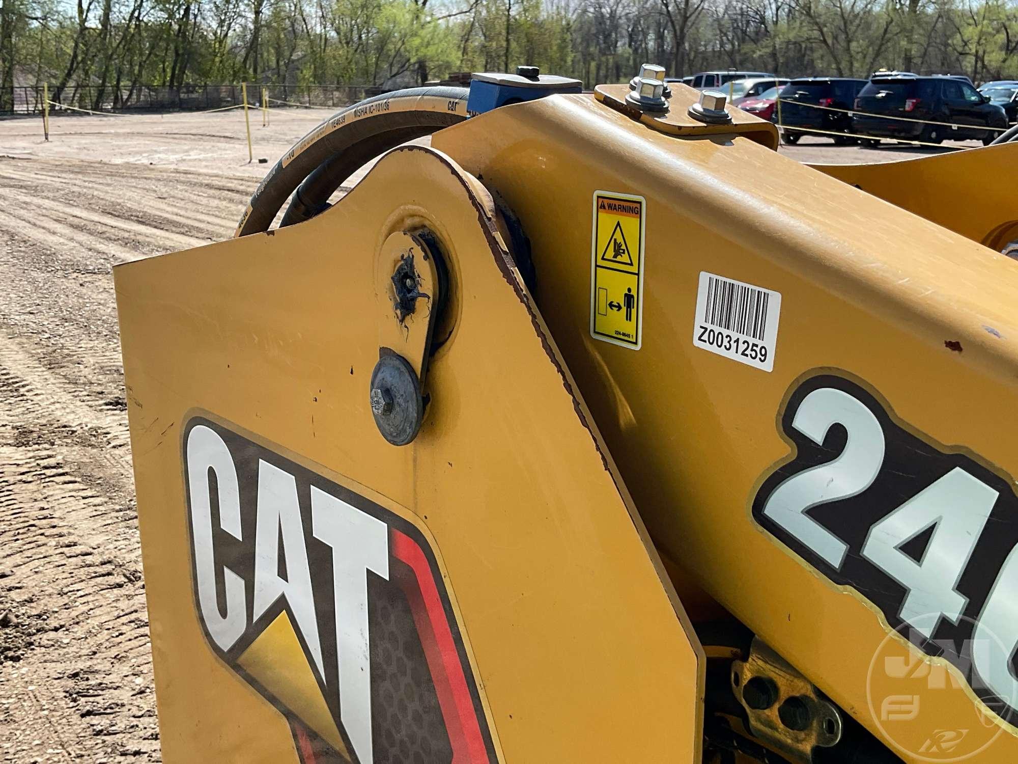 2020 CATERPILLAR 246D SKID STEER LOADER SN: KC601084