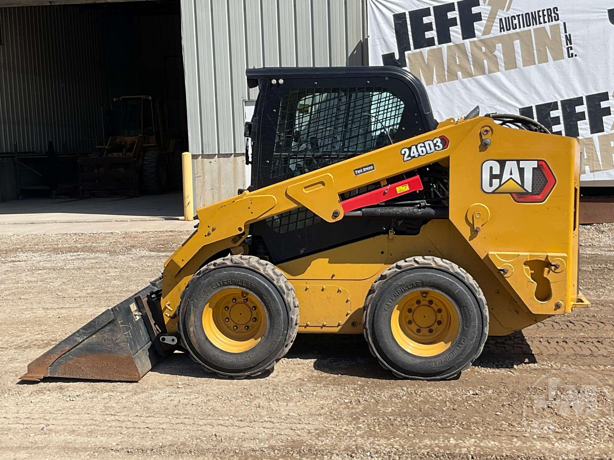 2020 CATERPILLAR 246D SKID STEER LOADER SN: KC601084