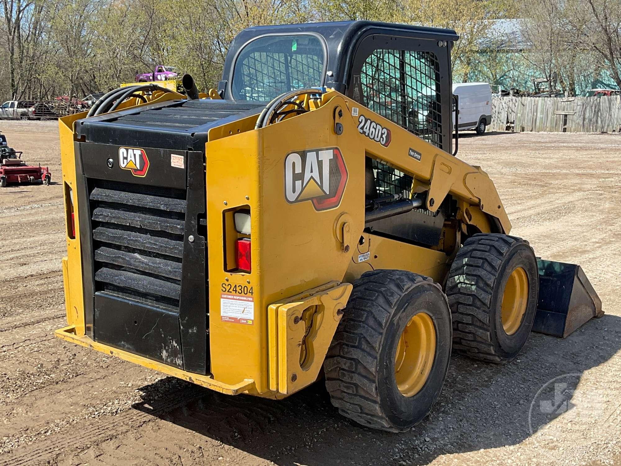 2020 CATERPILLAR 246D SKID STEER LOADER SN: KC601084