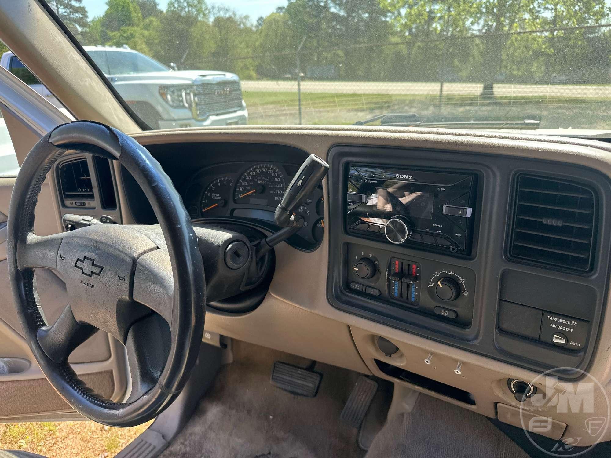 2003 CHEVROLET SILVERADO EXTENDED CAB 4X2 PICKUP VIN: 2GCEC19VX31356661