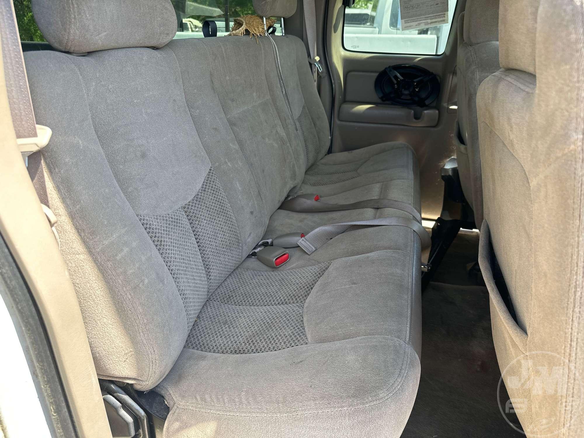 2003 CHEVROLET SILVERADO EXTENDED CAB 4X2 PICKUP VIN: 2GCEC19VX31356661