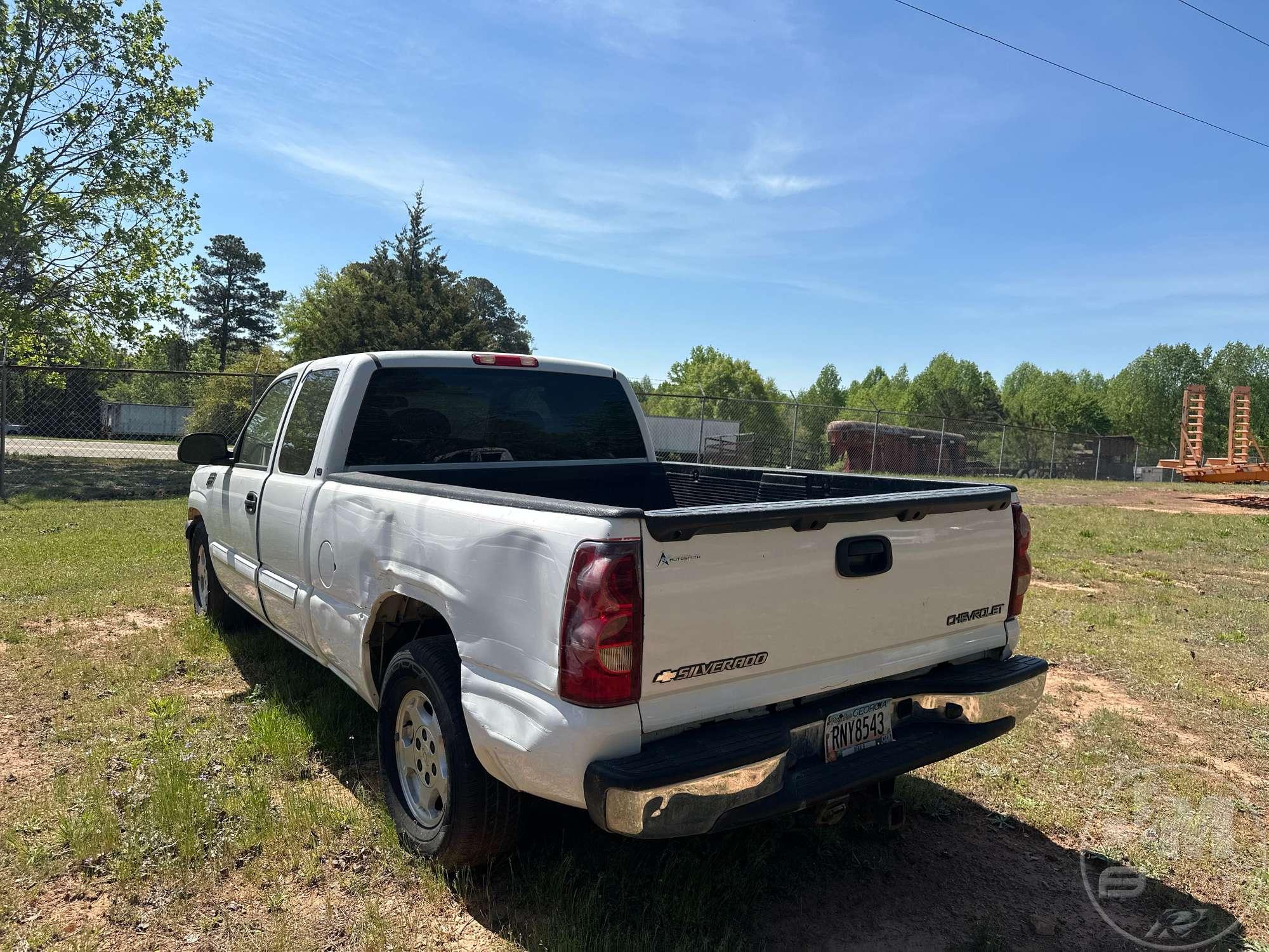 2003 CHEVROLET SILVERADO EXTENDED CAB 4X2 PICKUP VIN: 2GCEC19VX31356661