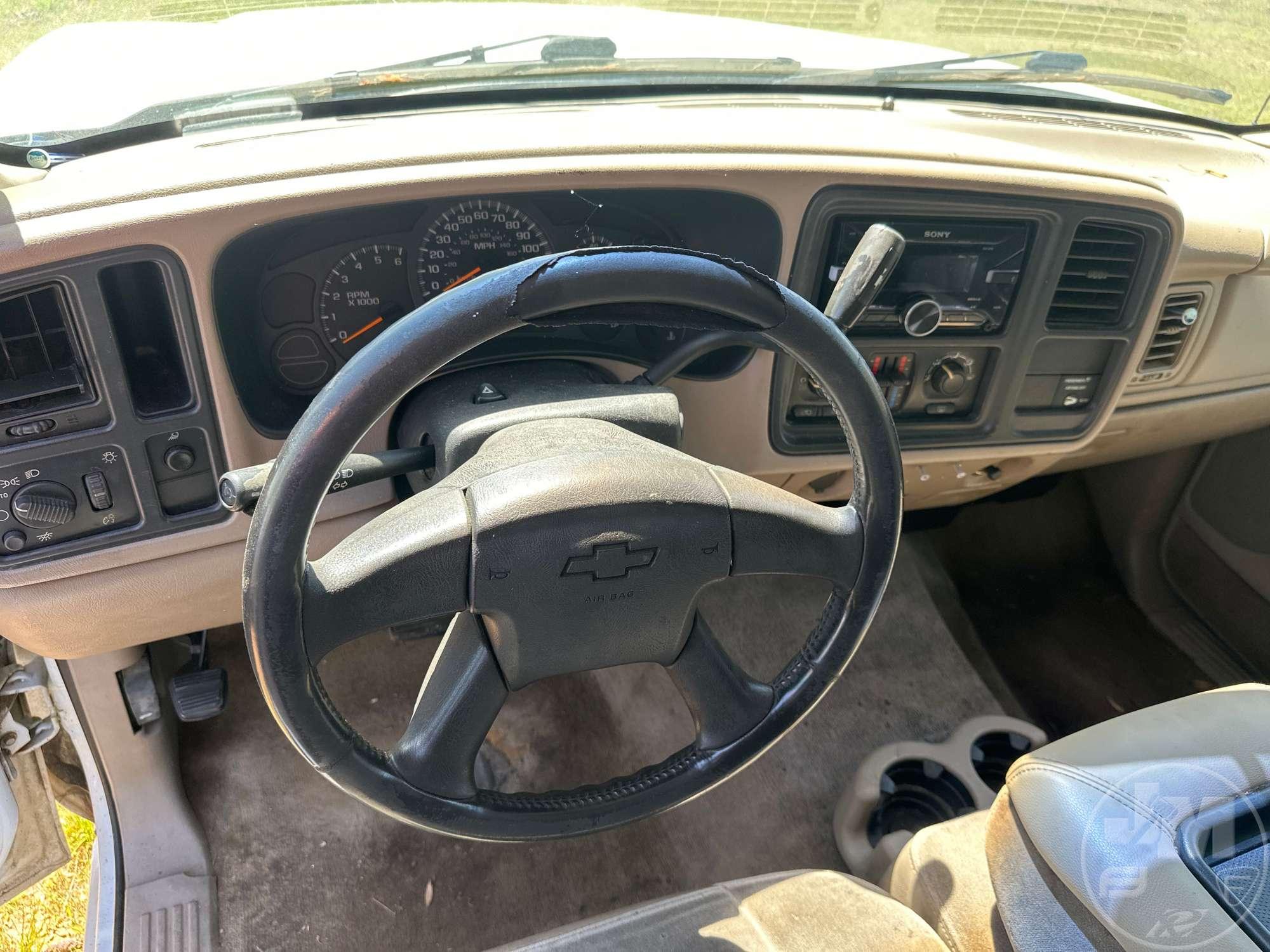 2003 CHEVROLET SILVERADO EXTENDED CAB 4X2 PICKUP VIN: 2GCEC19VX31356661