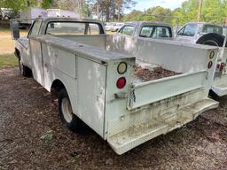 1985 CHEVROLET C/K PICKUP S/A UTILITY TRUCK VIN: 1GBJC34M3FS162121