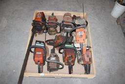 Pallet of Chain Saws
