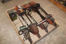 Pallet of Chain Saws