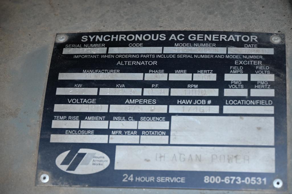 Generac 250 KW Enclosed Genset