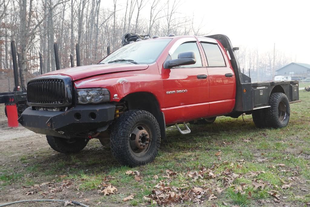 2003 Dodge Ram 3500 Flatbed Truck