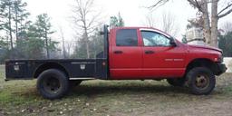 2003 Dodge Ram 3500 Flatbed Truck