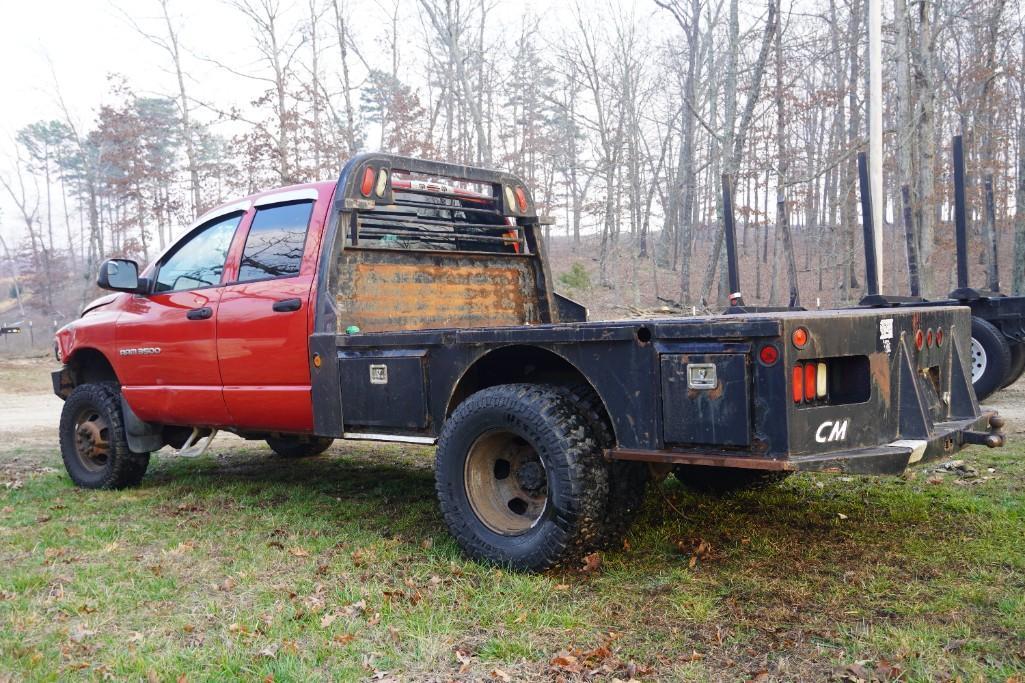 2003 Dodge Ram 3500 Flatbed Truck