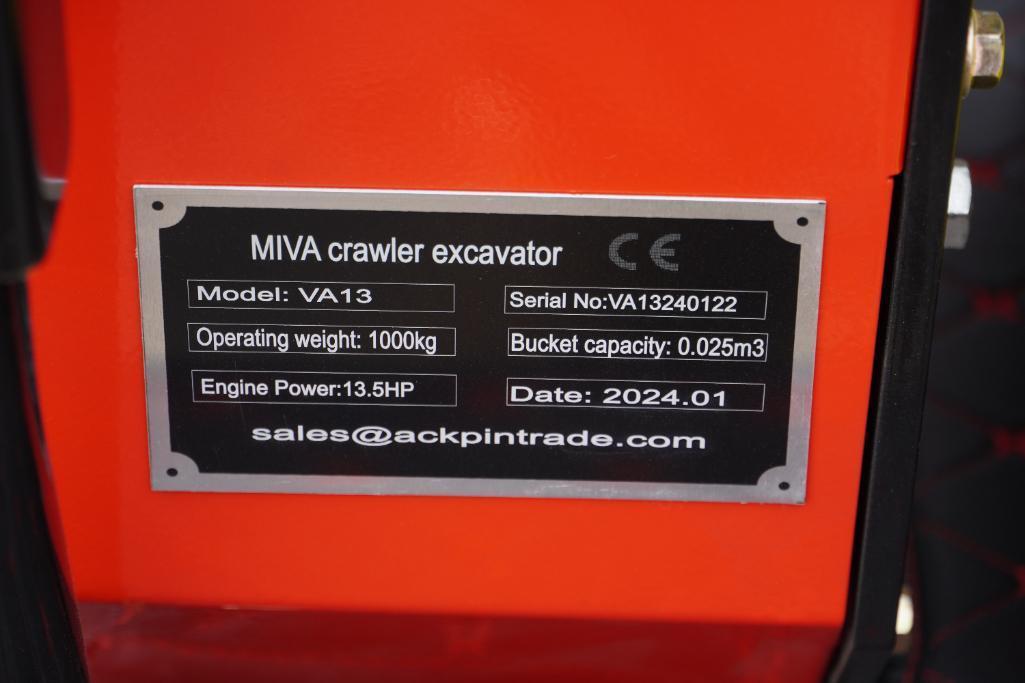 New 2024 MIVA Mini Excavator