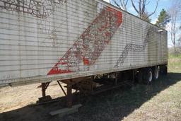 1975 Timpte Dry Van Job Trailer w/Genset & Fuel Tank