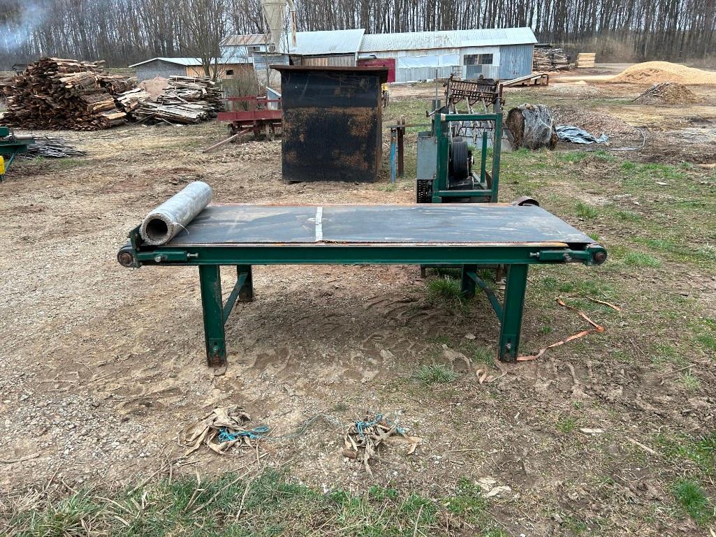 Machine Built Deduster and Conveyor/Stack Table