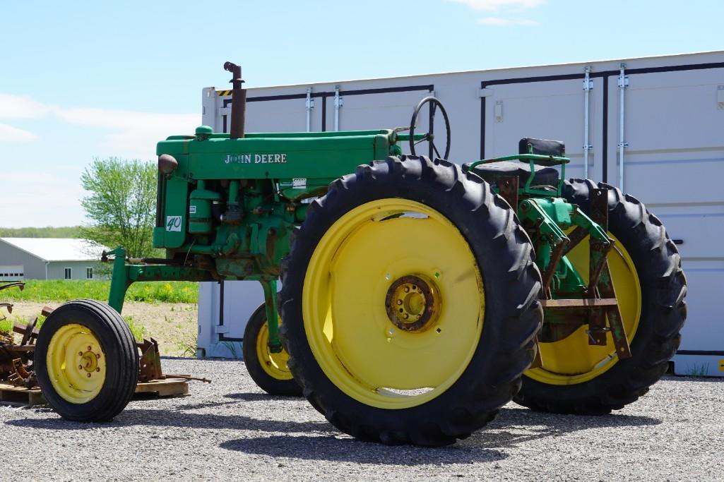 1955 John Deere 40 High Crop Tractor