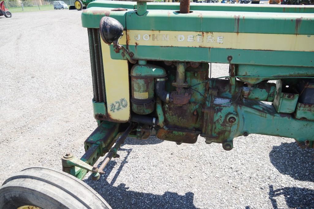 1957 John Deere 420-W Tractor