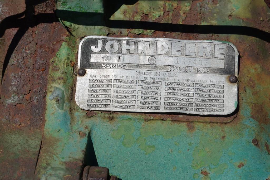 1960 John Deere 430-T Tractor