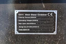 New 2024 GIYI Skid Steer Grapple