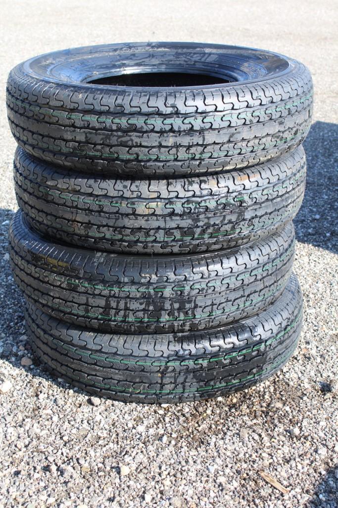 4 New Trailer Tires