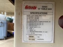 Grizzly G0444 Tablesaw