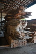Assorted Hardwood Flooring and Rough Cut Lumber