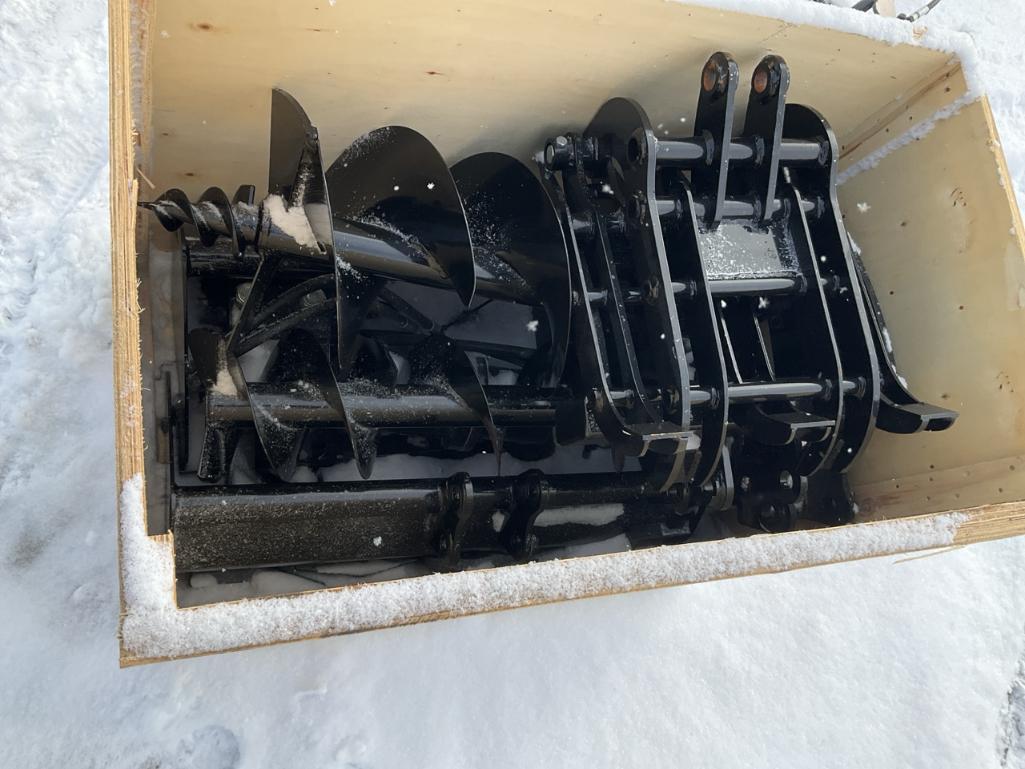 Unused 2024 TPM Qty 10 Attachments for Mini Excavator