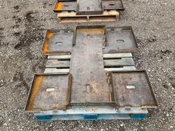 Lot of 3 Skid Steer Frames