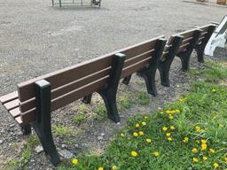 2 Poly Park Benches