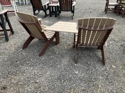 2 Poly Adirondak Chairs