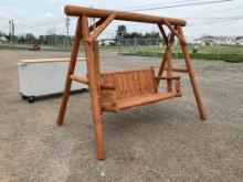 New Cedar A Frame Swing