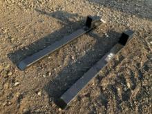 Unused 2025 wolverine Non-adjustable clip-on pallet fork