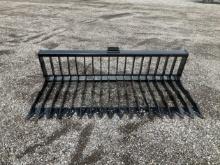 76" Skid Steer Skeleton Bucket Low Side