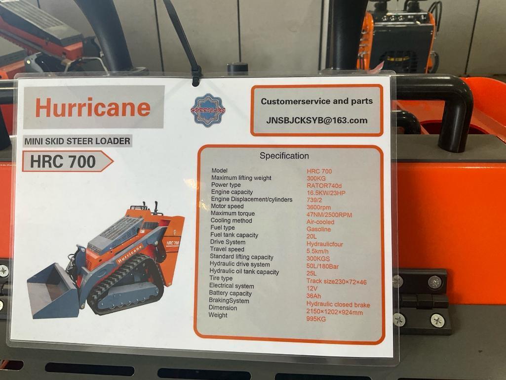 Hurricane HRC 700 Mini Skid Steer Loader
