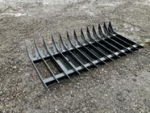 70" Skid Steer Root Rake
