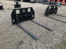 Unused Quick Attach Skid Steer Forks