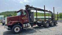 1994 AutoCar w/ Rotobec Loader Log Truck