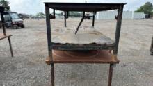 2 Steel Top Tables*