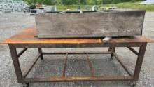 Steel Table and Steel Shelf*