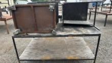 3 Steel Frame Tables*