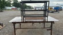 Steel Top Table and 2 Parts Tables*