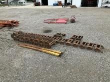 Over the Tire Grouser Skid Steer Tracks and Fork Extensions*