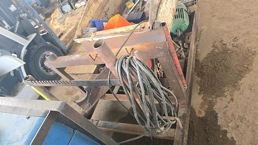 Miller Welder/Generator, Welder Rack, and Assorted Parts