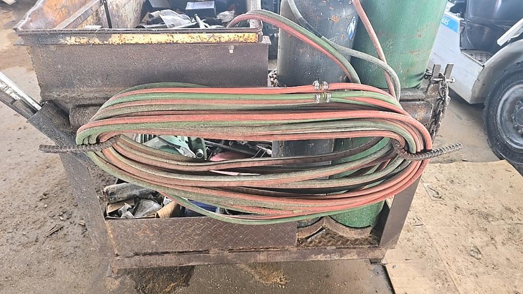 Miller Welder/Generator, Welder Rack, and Assorted Parts