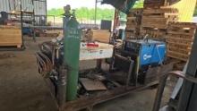 Miller Welder/Generator, Welder Rack, and Assorted Parts