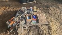 Rigid Miter Saw and Assorted Parts