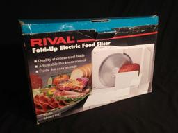 Rival Fold-Up Electric Food Slicer
