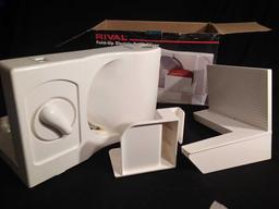 Rival Fold-Up Electric Food Slicer