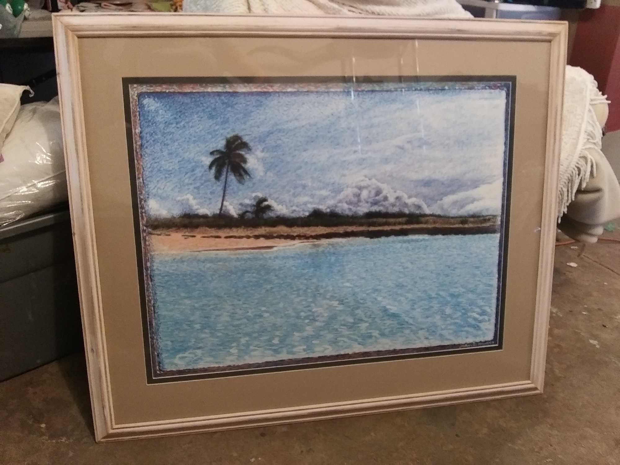 40"x34" Nicely Framed and Matted Print by JOHN D HAWVER