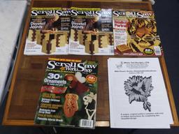 (22) ScrollSaw Woodworking & Crafts MAGAZINES!
