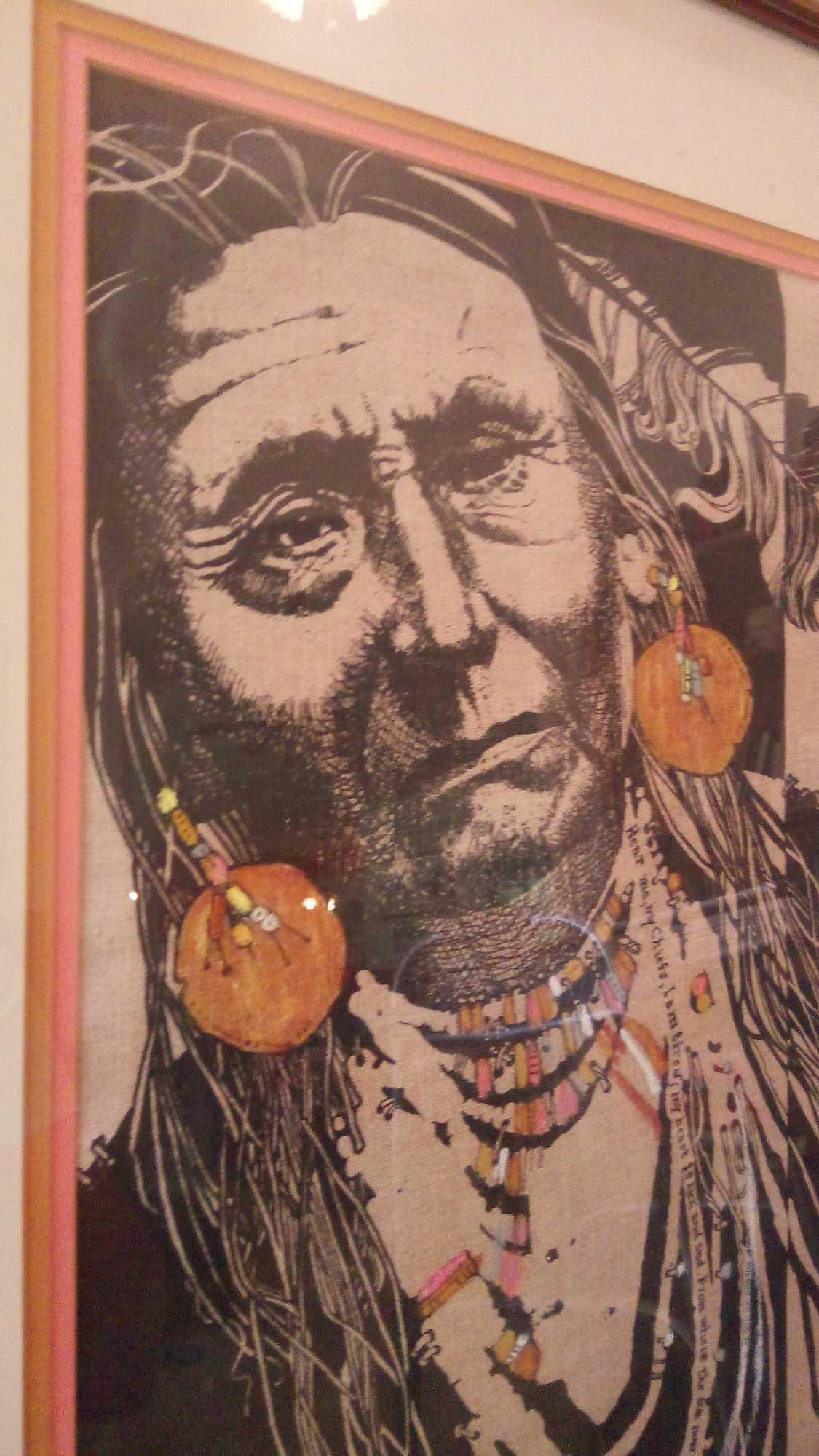 NATIVE AMERICAN FINE ART SIGNED AND NUMBERED TEXTILE
