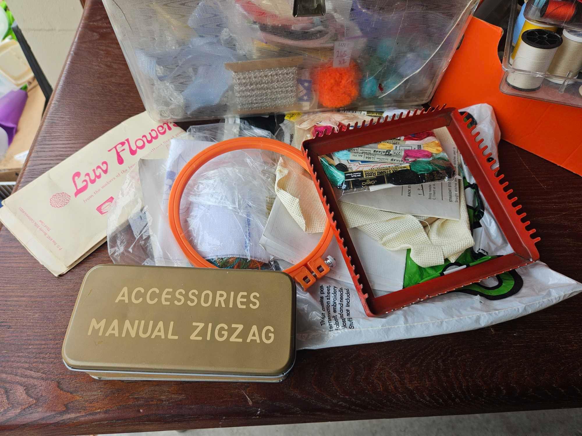 VINTAGE SEWING WITH TONS OF CONTENTS